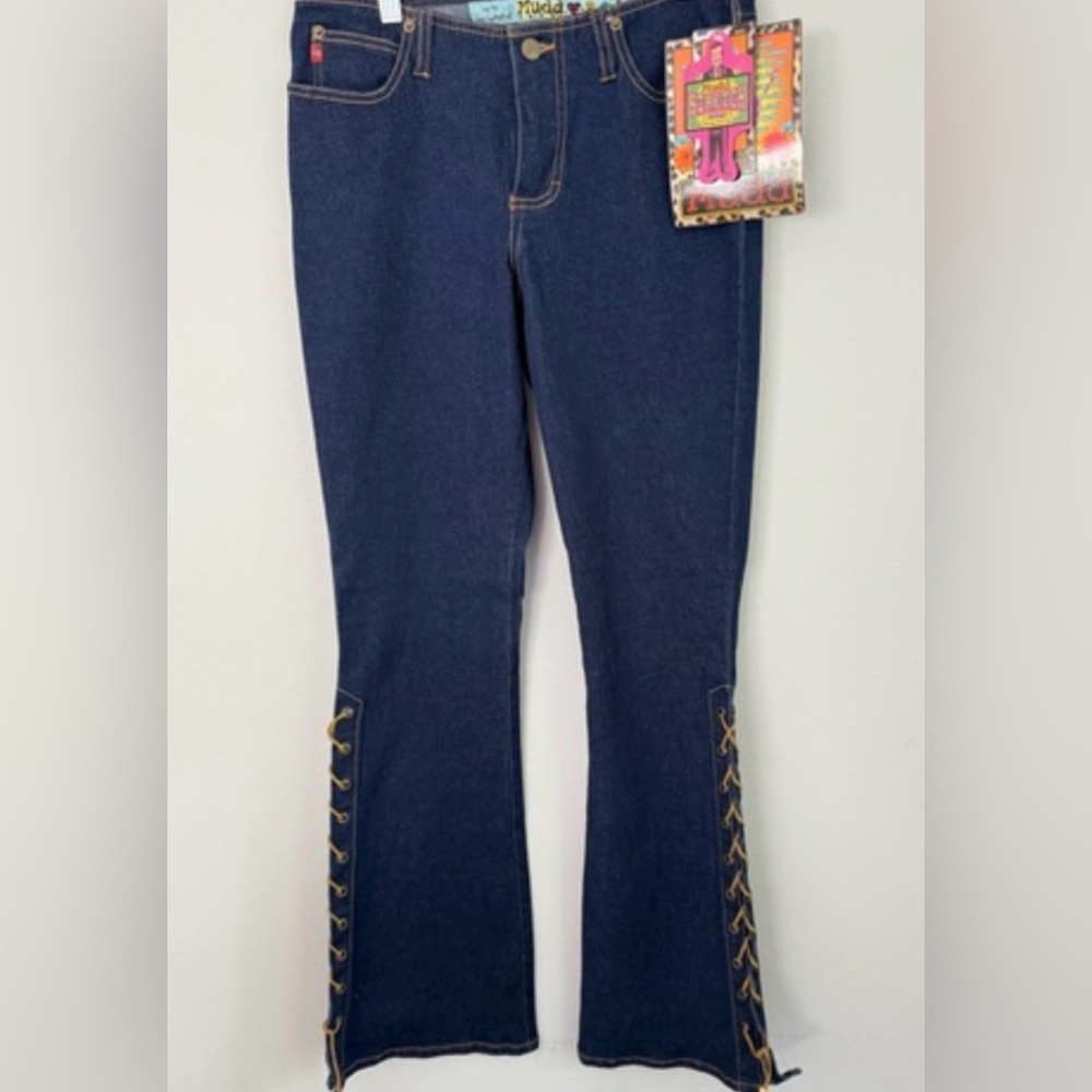 Y2K Mudd low rise bell Blue Women's Jeans size 7 boho festival 70s retro
